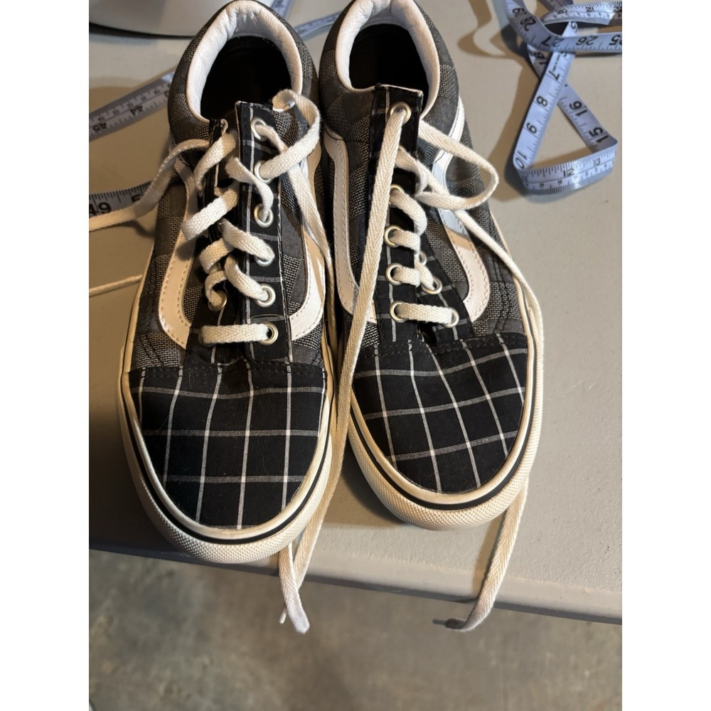 checkered Plaid Vans 6/7.5 Size
